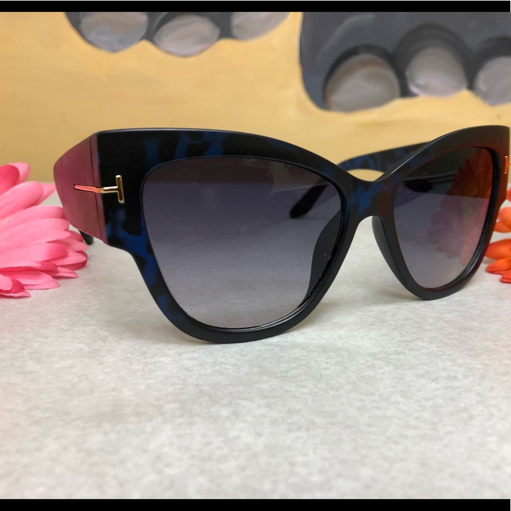 Brand new Leopard Cat Eye sunglasses vintage Retro